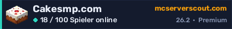 Banner des Servers Cakesmp.com
