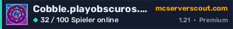 Banner des Servers Cobble.playobscuros.com