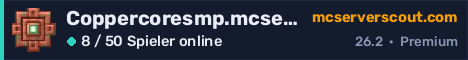 Banner des Servers Coppercoresmp.mcserver.us