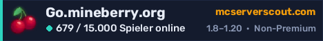 Banner des Servers Go.mineberry.org
