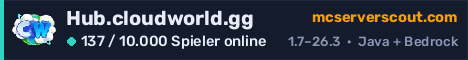Banner des Servers Hub.cloudworld.gg