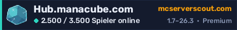 Banner des Servers Hub.manacube.com