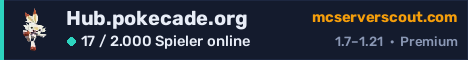 Banner des Servers Hub.pokecade.org