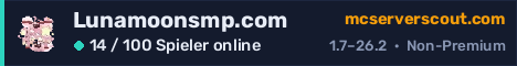 Banner des Servers Lunamoonsmp.com