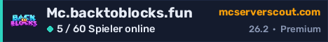 Banner des Servers Mc.backtoblocks.fun