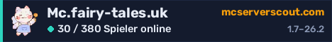 Banner des Servers Mc.fairy-tales.uk