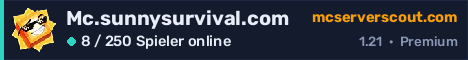 Banner des Servers Mc.sunnysurvival.com