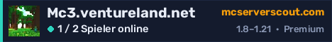 Banner des Servers Mc3.ventureland.net