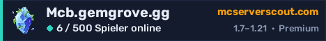 Banner des Servers Mcb.gemgrove.gg