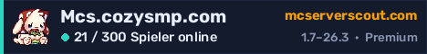 Banner des Servers Mcs.cozysmp.com