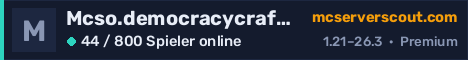 Banner des Servers Mcso.democracycraft.net