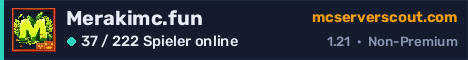 Banner des Servers Merakimc.fun