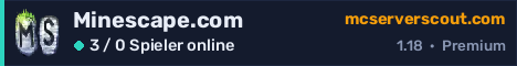 Banner des Servers Minescape.com