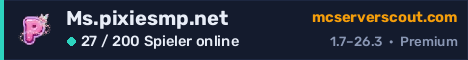 Banner des Servers Ms.pixiesmp.net