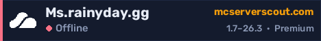 Banner des Servers Ms.rainyday.gg