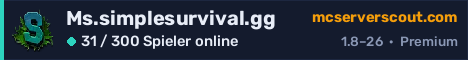 Banner des Servers Ms.simplesurvival.gg