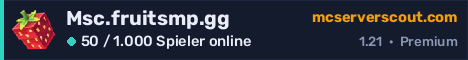 Banner des Servers Msc.fruitsmp.gg