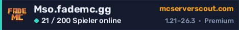 Banner des Servers Mso.fademc.gg