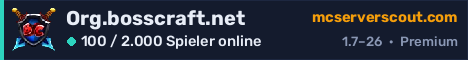 Banner des Servers Org.bosscraft.net