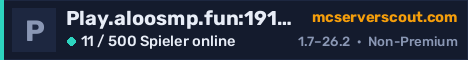 Banner des Servers Play.aloosmp.fun:19132
