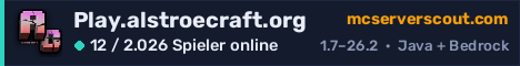 Banner des Servers Play.alstroecraft.org