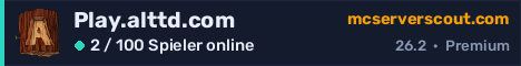 Banner des Servers Play.alttd.com