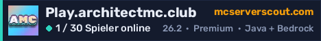 Banner des Servers Play.architectmc.club