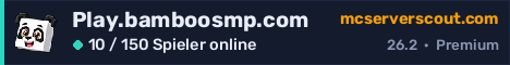Banner des Servers Play.bamboosmp.com