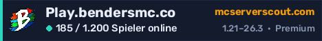 Banner des Servers Play.bendersmc.co