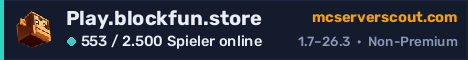 Banner des Servers Play.blockfun.store