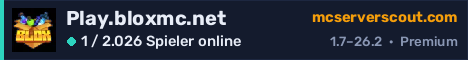 Banner des Servers Play.bloxmc.net