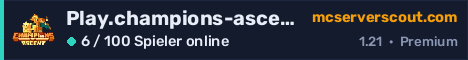 Banner des Servers Play.champions-ascent.com