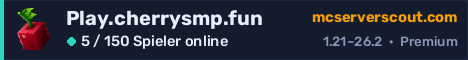 Banner des Servers Play.cherrysmp.fun