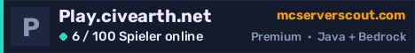 Banner des Servers Play.civearth.net