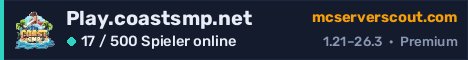 Banner des Servers Play.coastsmp.net