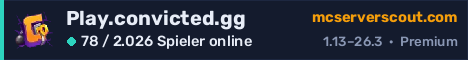 Banner des Servers Play.convicted.gg