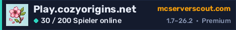 Banner des Servers Play.cozyorigins.net