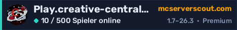 Banner des Servers Play.creative-central.net