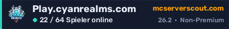 Banner des Servers Play.cyanrealms.com