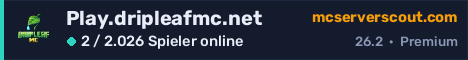 Banner des Servers Play.dripleafmc.net