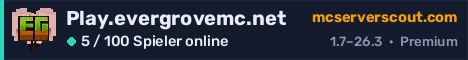 Banner des Servers Play.evergrovemc.net