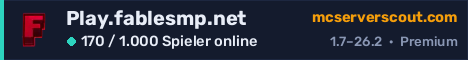 Banner des Servers Play.fablesmp.net