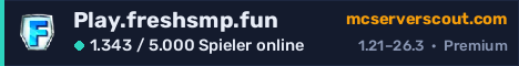 Banner des Servers Play.freshsmp.fun