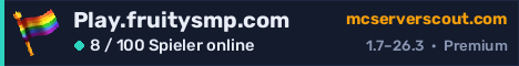 Banner des Servers Play.fruitysmp.com