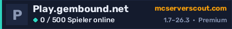 Banner des Servers Play.gembound.net