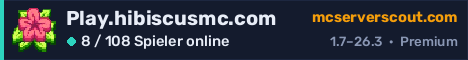 Banner des Servers Play.hibiscusmc.com