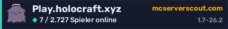 Banner des Servers Play.holocraft.xyz
