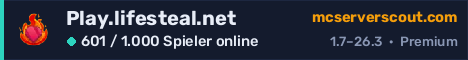 Banner des Servers Play.lifesteal.net