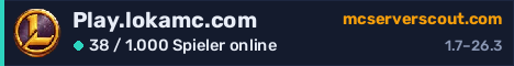 Banner des Servers Play.lokamc.com