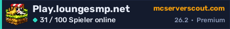 Banner des Servers Play.loungesmp.net